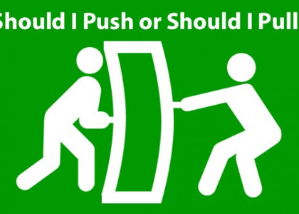 A story about back safety Push or pull which is better?