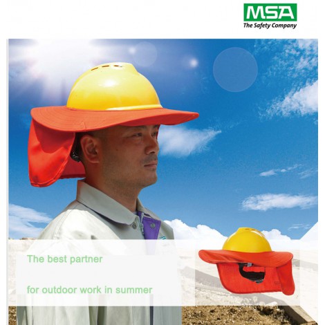 MSA 10160598 sun hat cover for V-type helmet