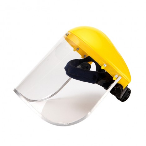 Vsior Mask yellow PVC face screen Wind and Splash Protection face shield