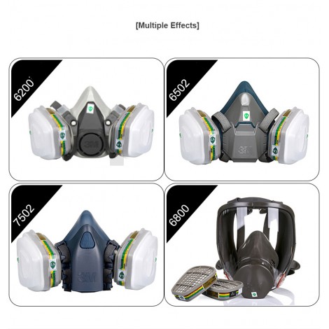 thumbnail interactive-video image 1 of 10 Pairs (20 Cartridges) 6001CN Organic Vapor Respirator Filters For 6200, 6800 Gas Masks - P100 1 of 5