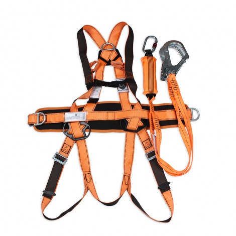 Delta 506102 Fall Aresst  double hook Full Body Safety Belt Harness Lanyards