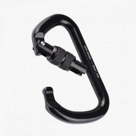 Carabiner Snap Hook with Eye and Screw Lock