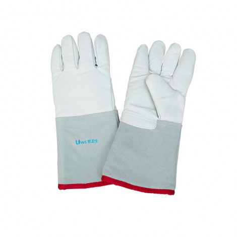 DW-LWS-005 Low Temperature cryogenic Liquid Nitrogen Leather Work Gloves