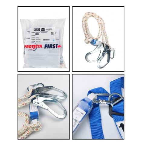 3M1390235 FIRST Double Hook safety rope strap buffer pack-Fall Protection-China  PPE supplier, Personal protective equipment manufacturer, working safety  products exporter，Guangzhou Yangyue safety equipment，HSE in China.