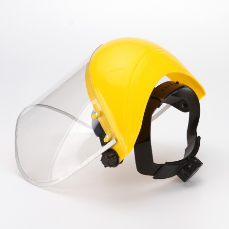 Vsior Mask yellow PVC face screen Wind and Splash Protection face shield
