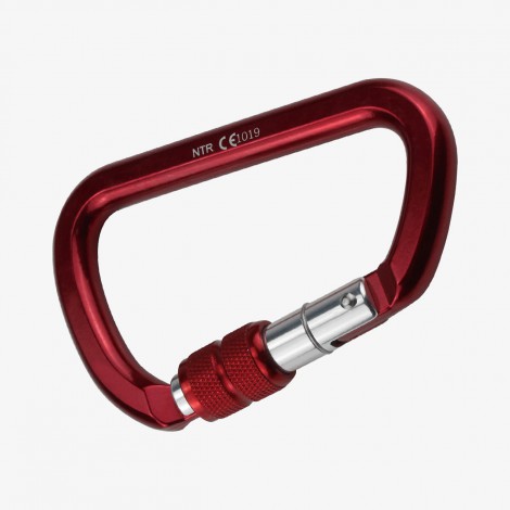 Carabiner Snap Hook with Eye and Screw Lock