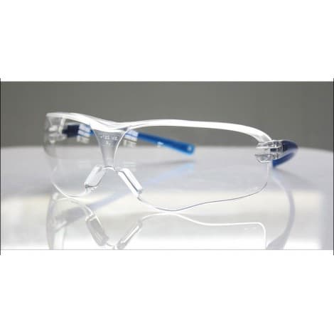 3M 10434 Safety Glasses Blue Frame，Clear Lens