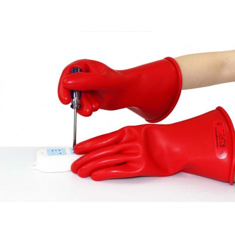 1KV 11 inch latex  electrical work classe 0 latex insulated gloves