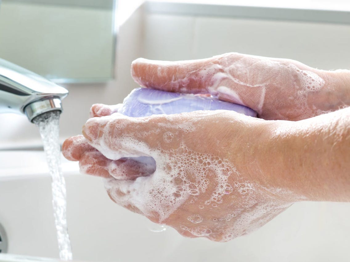 Why should I use soap andwater to wash my hands?