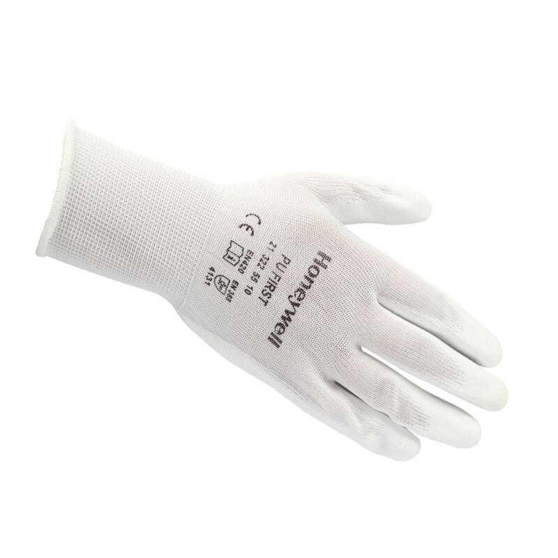 Honeywell2132255CN White 13 Gauge PU Coat Safety Work Hand Gloves