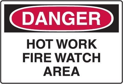 The permit isssuer must assigan a fire watch to the hot work site